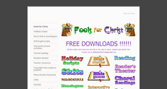 Desktop Screenshot of foolsforchrist.net